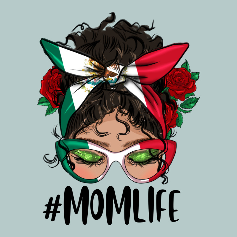 Mexican Mom Life Messy Bun Mama Heavy Core Tee by BundleAndBundleShop | Teevron
