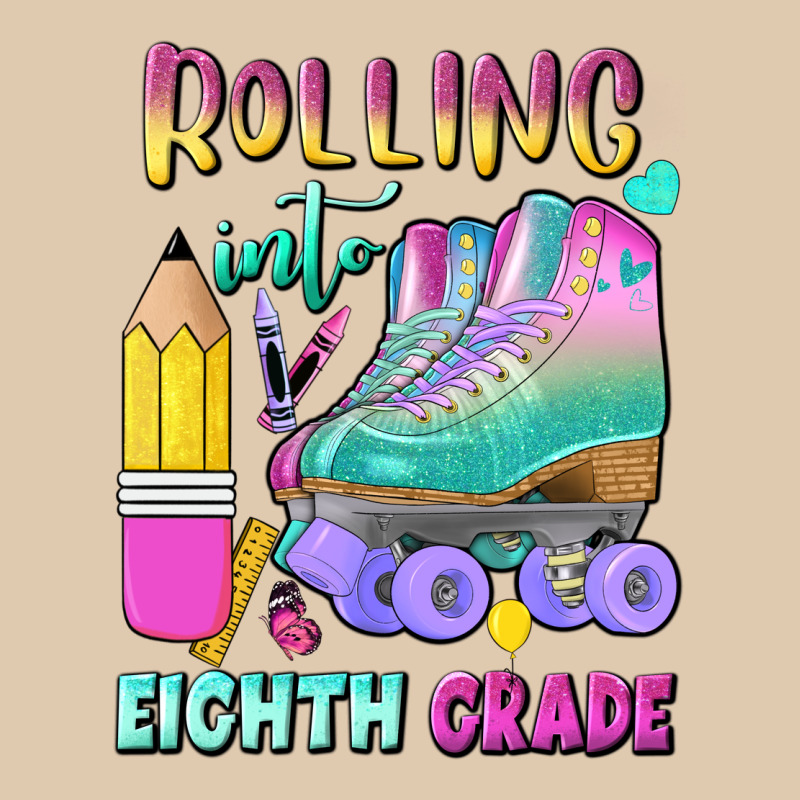 Rolling Into Eighth Grade Heavyweight Sweatshirt by BundleAndBundleShop | Teevron