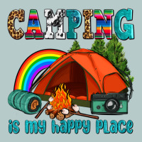Camping Is My Happy  Place Heavy Core Tee | Teevron