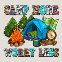 Camp More Worry Less Heavy Core Tee | Teevron