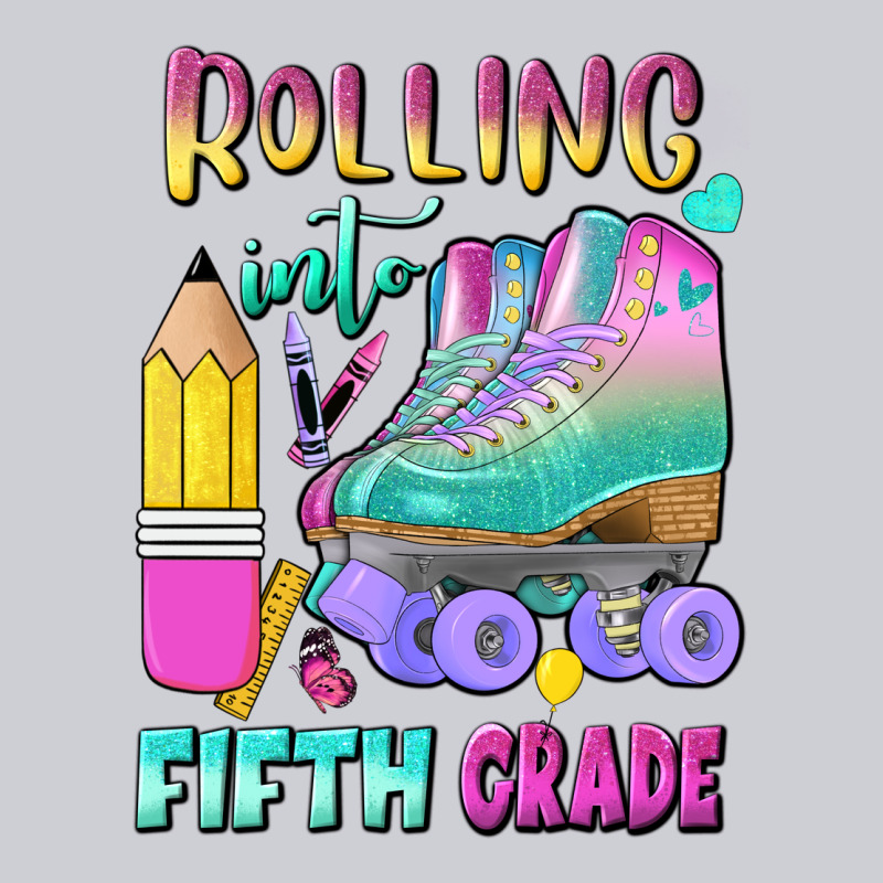Rolling Into Fifth Grade Heavyweight Sweatshirt by BundleAndBundleShop | Teevron