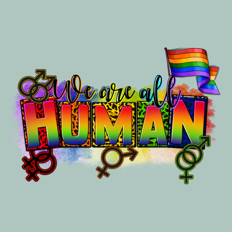 We Are All Human Premium Sweatshirt by CowGirlArtShop | Teevron