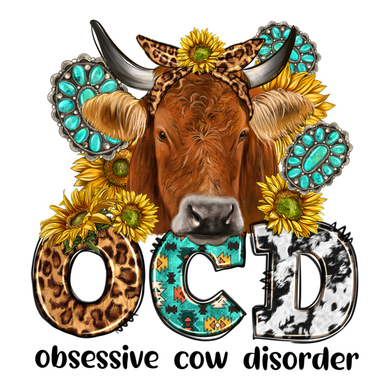 Obsessive Cow Disorder Urban Heavy Tee by NancyCooperArtShop | Teevron