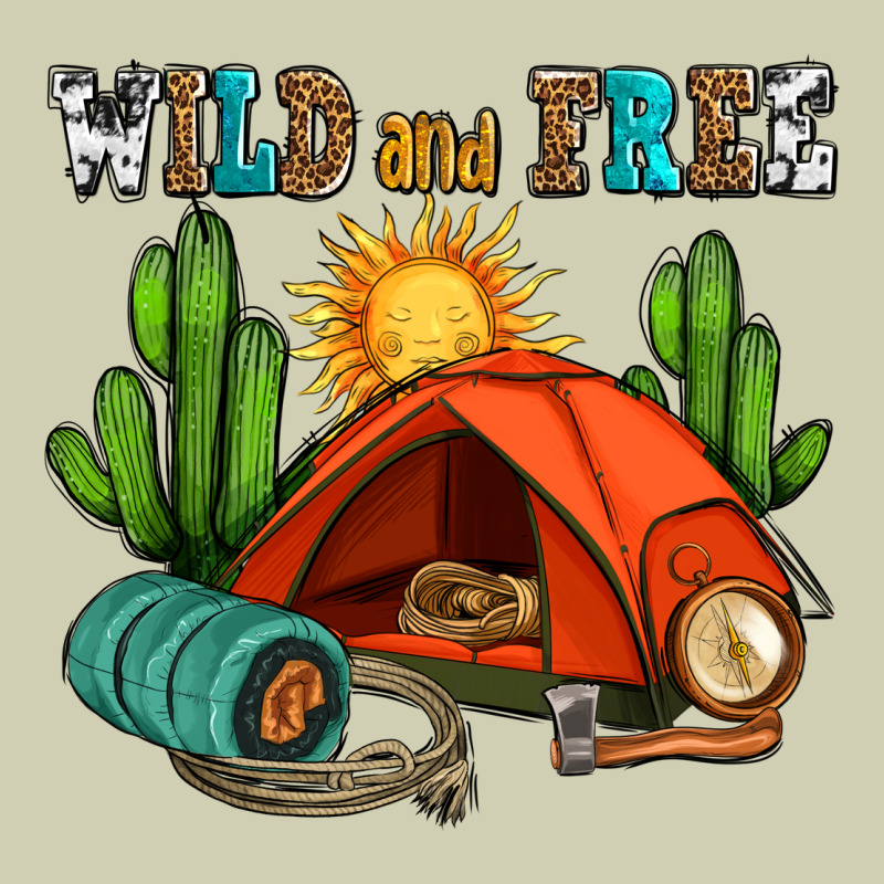 Wild And Free Camp Heavy Core Tee by AdoDesignShop | Teevron
