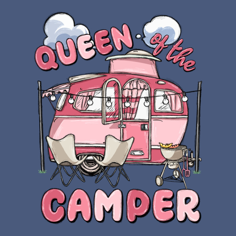 Queen Of The Camper Vintage Hoodie by MaliasSmallBusiness | Teevron