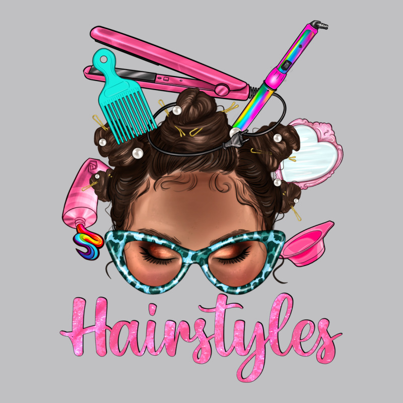 Afro Bantu Knots Hairstyles Messy Bun With Clasp Bbs Long Sleeve Tee by BundleAndBundleShop | Teevron