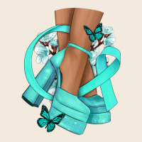 Ovarian Cancer Diva Teal Ribbon Zipper Hoodie | Teevron