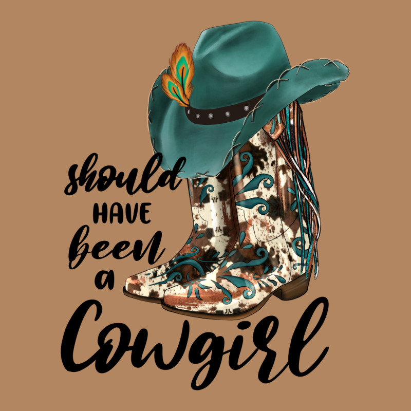 Should Have Been A Cowgirl Long Sleeve Tee by JahusDesignShop | Teevron