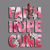 Faith Hope Cure Breast Cancer Heavyweight Hoodie | Teevron