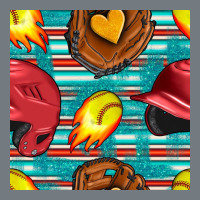 Softball Helmet And Glove With Serape Seamless Pattern Heavyweight Sweatshirt | Teevron