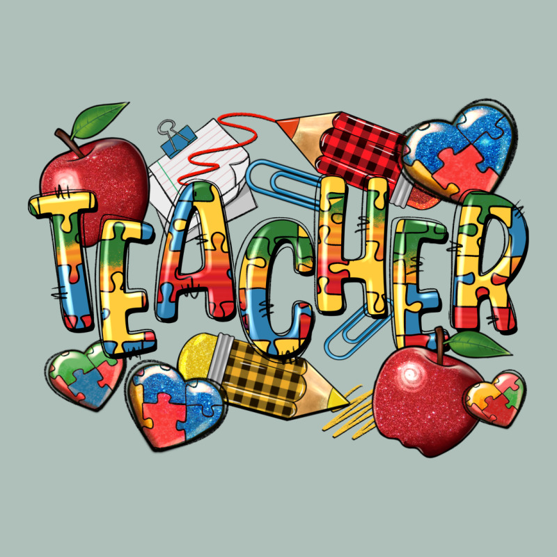 Autism Teacher Heavyweight Hoodie by CowGirlArtShop | Teevron