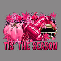 Tis' The Season Football Breast Cancer Vintage Tee | Teevron