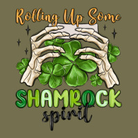 Rolling Up Some Shamrock Spirit Vintage Hoodie | Teevron