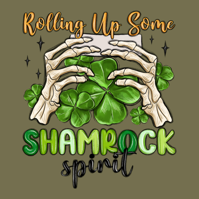 Rolling Up Some Shamrock Spirit Vintage Hoodie by MaliasSmallBusiness | Teevron