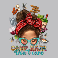 Camp Hair Dont Care Messy Bun Bbs Long Sleeve Tee | Teevron