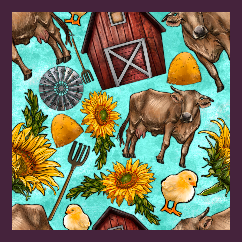 Farm Seamless Pattern Premium Tee by BundleAndBundleShop | Teevron