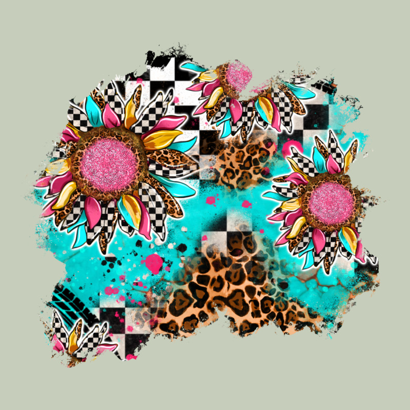 Race Sunflower Patches Ladies Tee by AdoDesignShop | Teevron
