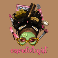 Afro Messy Bun Cosmetologist Long Sleeve Tee | Teevron