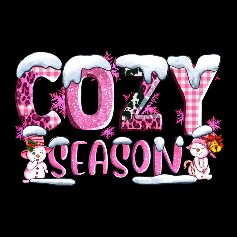 Pink Cozy Season With Snowman Ado Premium Tee by AdoDesignShop | Teevron