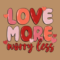 Love More Worry Less Vintage Hoodie | Teevron
