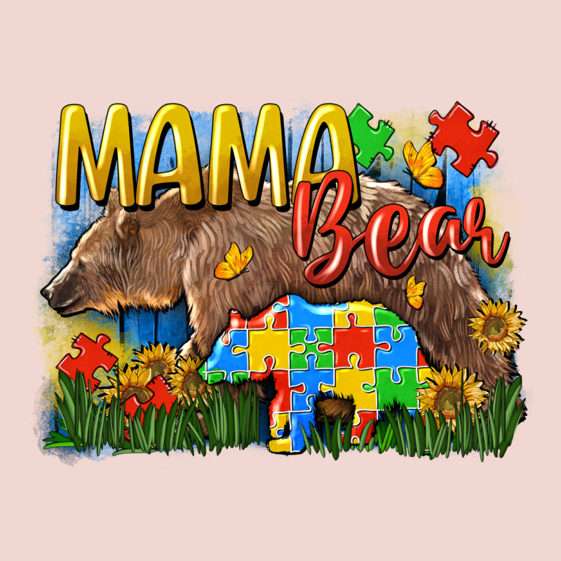 Mama Bear Autism Premium Sweatshirt by CowGirlArtShop | Teevron