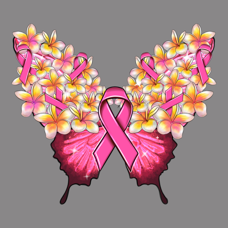 Pink Ribbon Breast Cancer Butterfly Vintage Tee by NancyCooperArtShop | Teevron