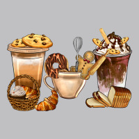 Bakery Coffee Cups With Cookie Bbs Long Sleeve Tee | Teevron
