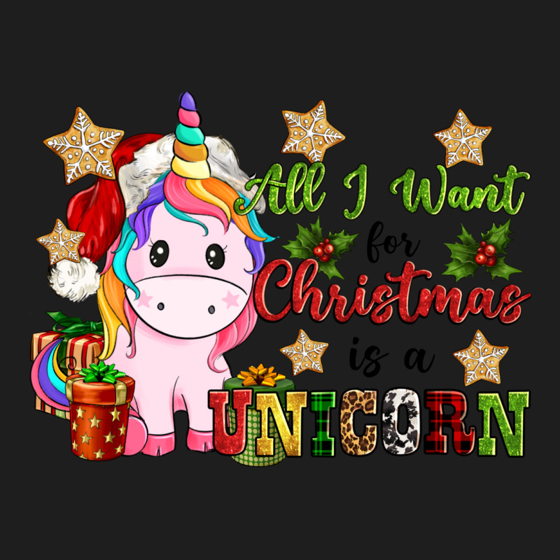 All I Want For Christmas Is A Unicorn Heavyweight Hoodie by CowGirlArtShop | Teevron