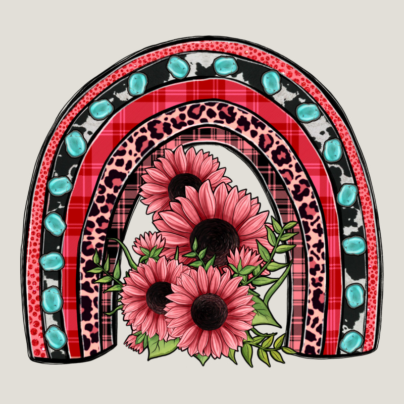 Valentines Sunflower Rainbow Heavy Core Tee by JahusDesignShop | Teevron