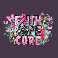 Faith Hope Cure Cancer Awareness Heavyweight Hoodie | Teevron