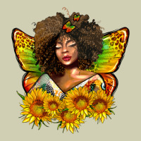 Butterfly Afro Woman Juneteenth Heavy Core Tee | Teevron