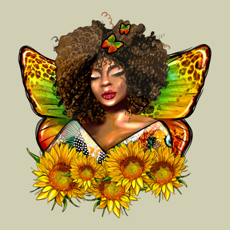 Butterfly Afro Woman Juneteenth Heavy Core Tee by AdoDesignShop | Teevron