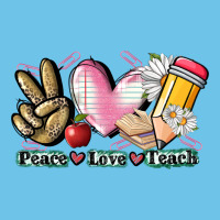 Peace Love Teach Premium Sweatshirt | Teevron