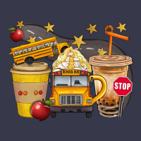School Bus Coffee And Star Bbs Long Sleeve Tee | Teevron