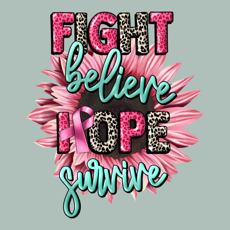Fight Believe Hope Survive Cancer Awareness Heavyweight Hoodie by CowGirlArtShop | Teevron