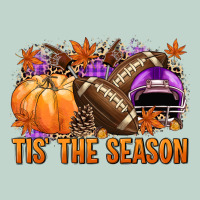 Tis' The Season Football Purple Helmet Zipper Hoodie | Teevron