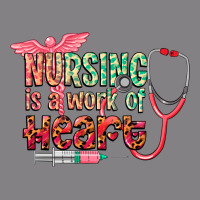 Nursing Is A Work Of Heart Heavyweight Hoodie | Teevron