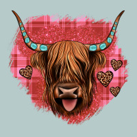 Highland Cow Valentines Heavy Core Tee | Teevron
