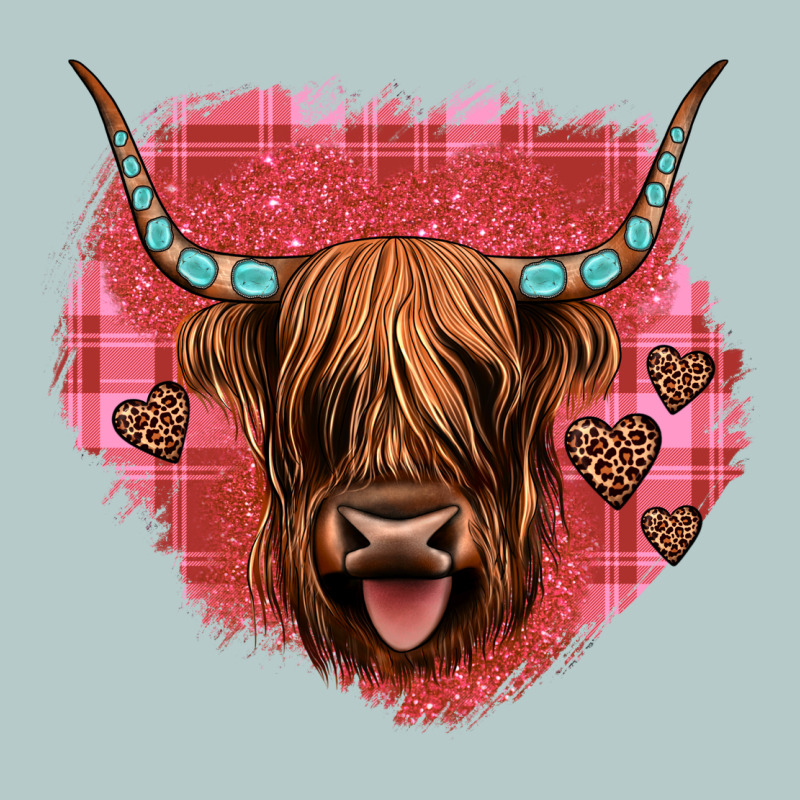 Highland Cow Valentines Heavy Core Tee by JahusDesignShop | Teevron