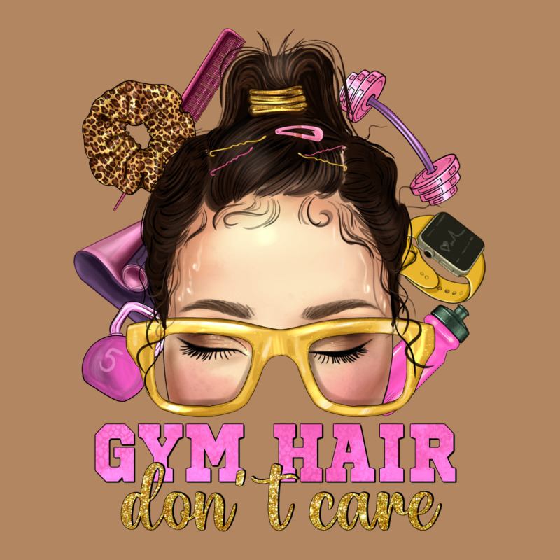 Messy Bun Gym Hair Don't Care Bbs Long Sleeve Tee by BundleAndBundleShop | Teevron