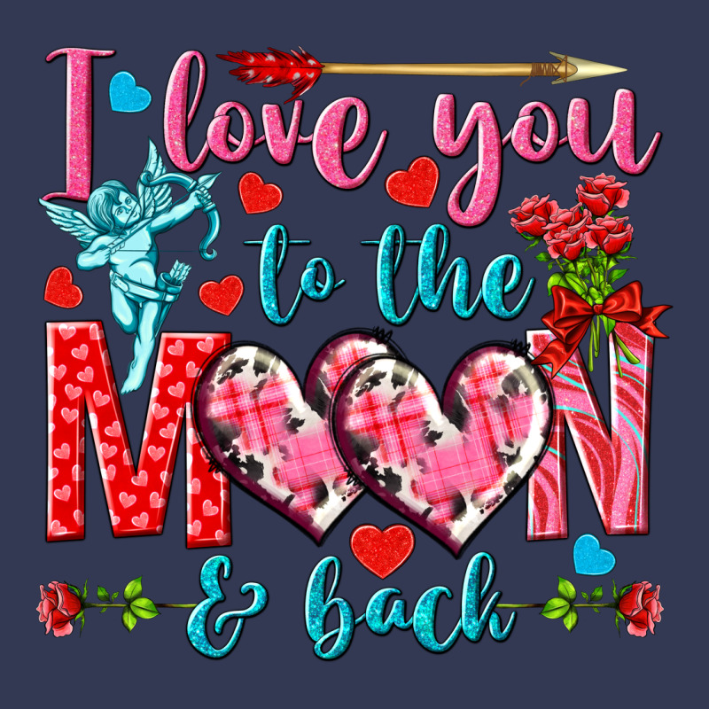 I Love You To The Moon And Back Valentine's Day Heavyweight Hoodie by HowdyJamesFarm | Teevron