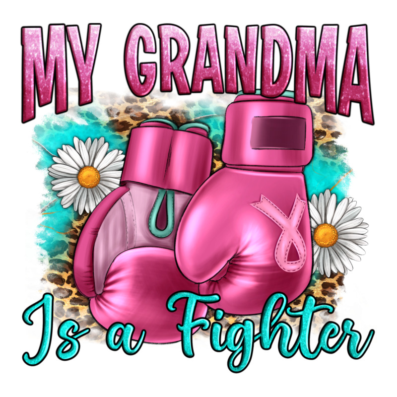 Breast Cancer My Grandma Is A Fighter Ladies Tee by Artiststas | Teevron
