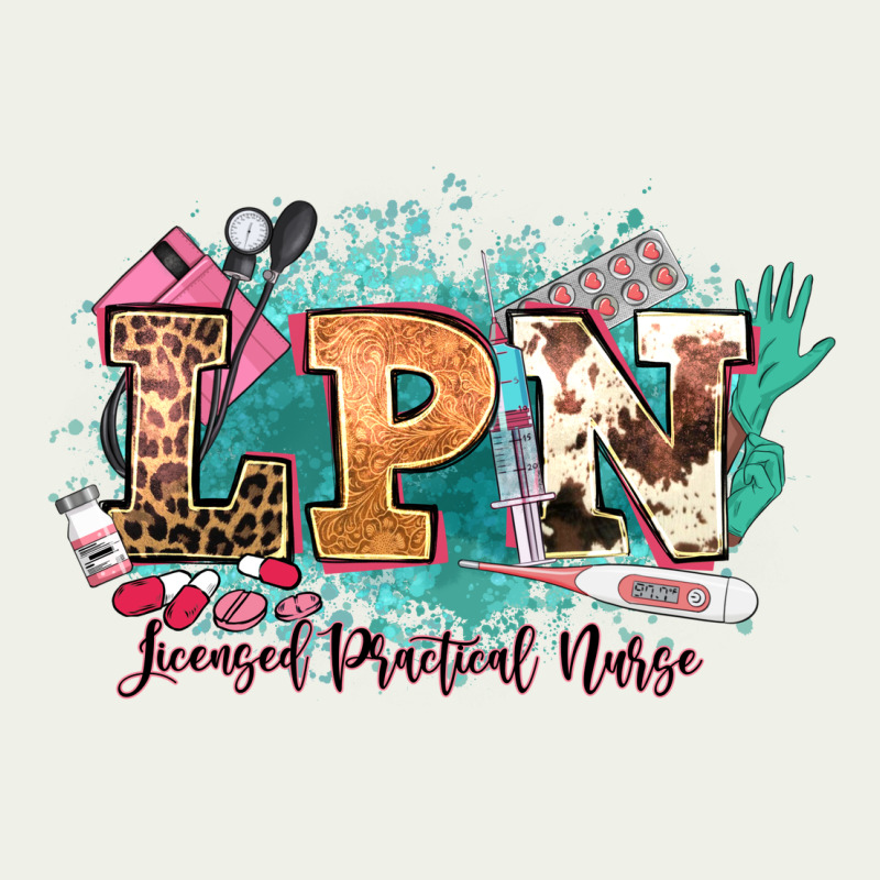 Lpn Licensed Practical Nurse Western Urban Heavy Tee by NancyCooperArtShop | Teevron