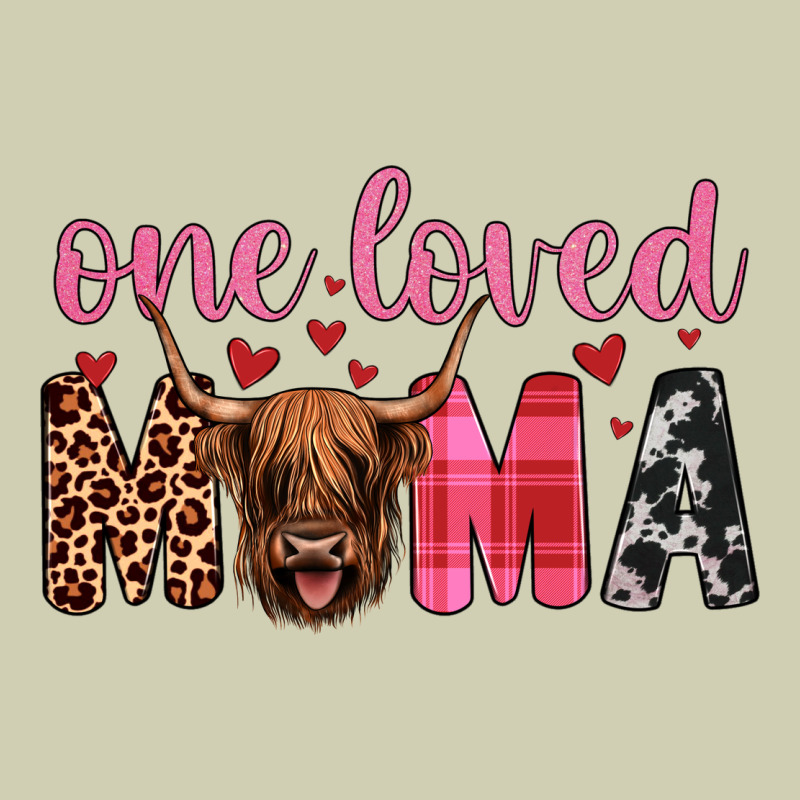 Highland Cow One Loved Mama Heavy Core Tee by JahusDesignShop | Teevron