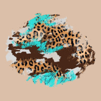 Cowhide Leopard Turquoise Patch Urban Heavy Tee | Teevron