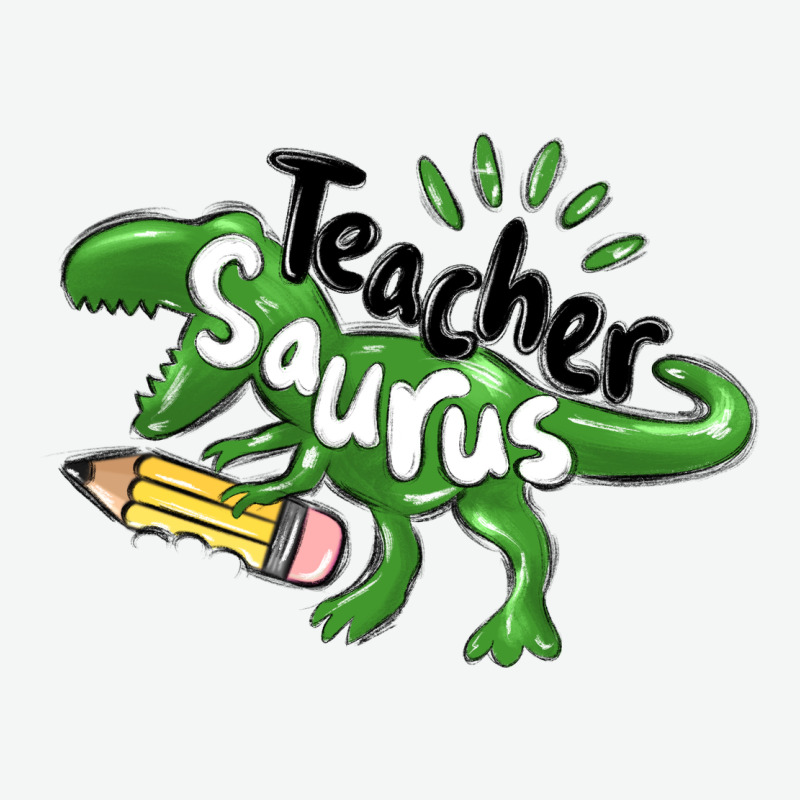 Teacher Saurus Urban Heavy Tee by MaliasSmallBusiness | Teevron