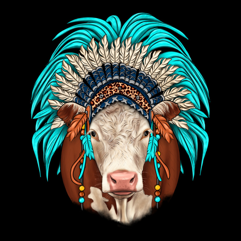 Hereford Indian Headdress Ladies Tee by JahusDesignShop | Teevron