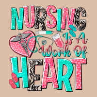 Nursing Is A Work Of Heart Urban Heavy Tee | Teevron