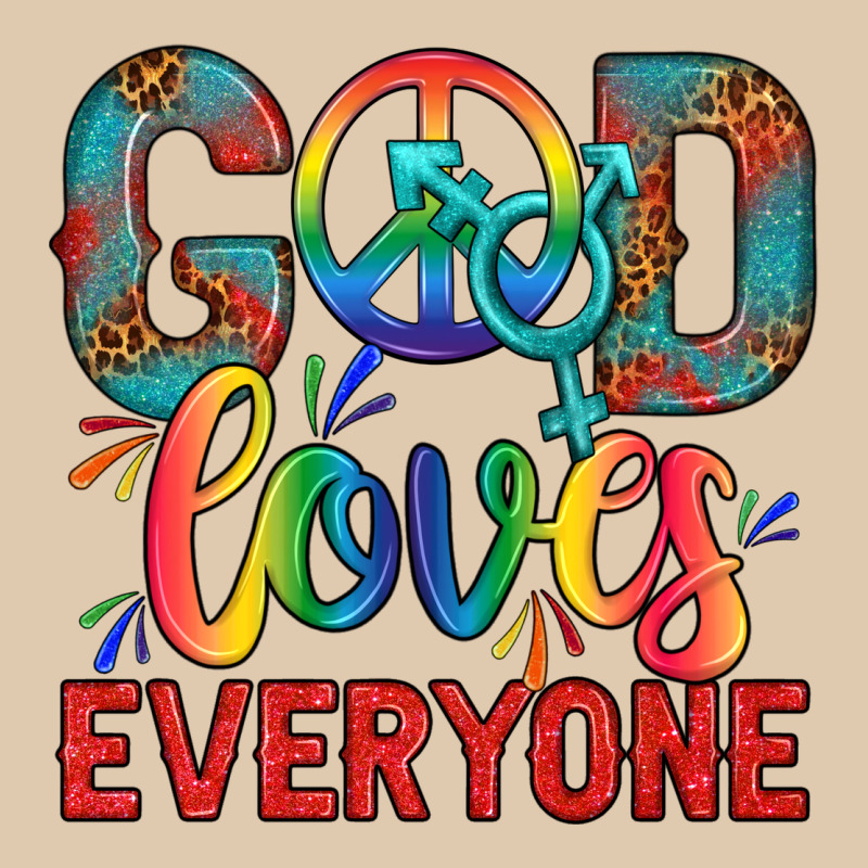 Lgbtq God Loves Everyone With Unicorn Heavyweight Sweatshirt by BundleAndBundleShop | Teevron