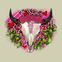 Bull Skull Cactus Valentines Heavy Core Tee | Teevron